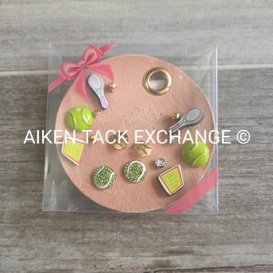 Tennis Earring Set - 8 Pairs Total