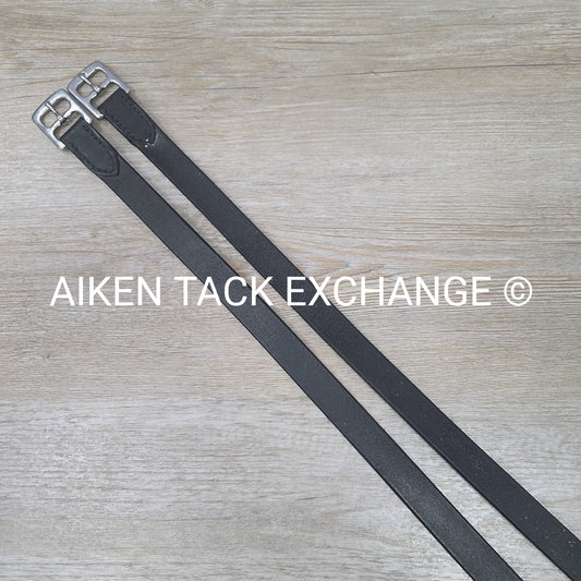 Courbette Stirrup Leathers, Black, 66"