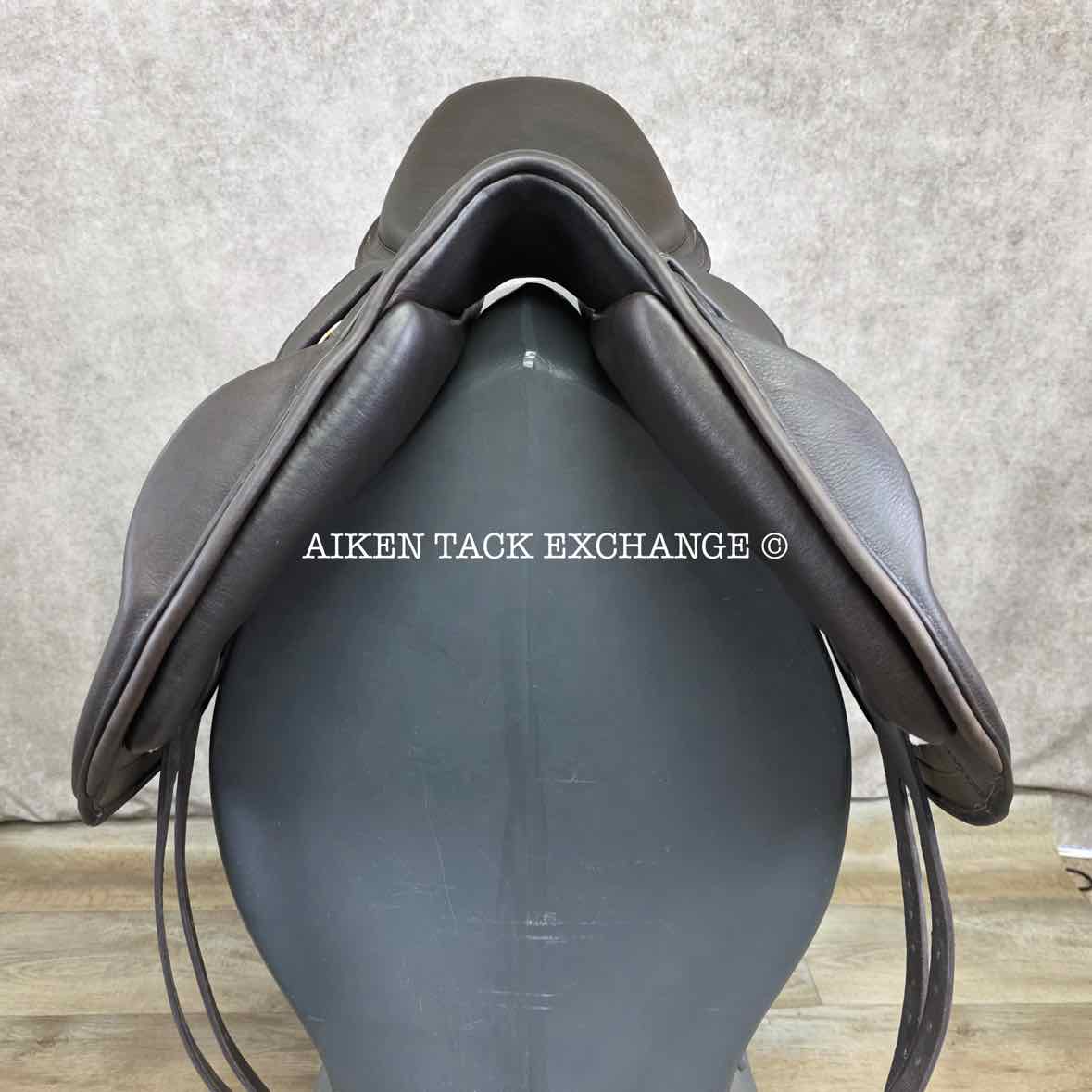 HDR - Henri de Rivel Phoenix IGP Monoflap Jump Saddle, 17" Seat, Adjustable Tree - Changeable Gullet, Foam Panels