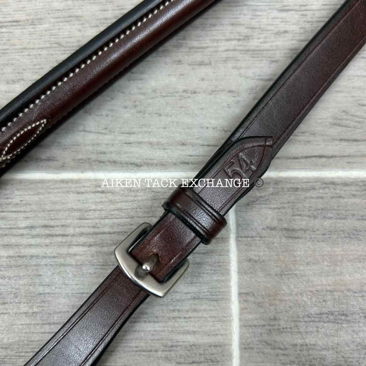 KL Select KL Italia Venezia Hunter Bridle with Reins, Brown, Size Full