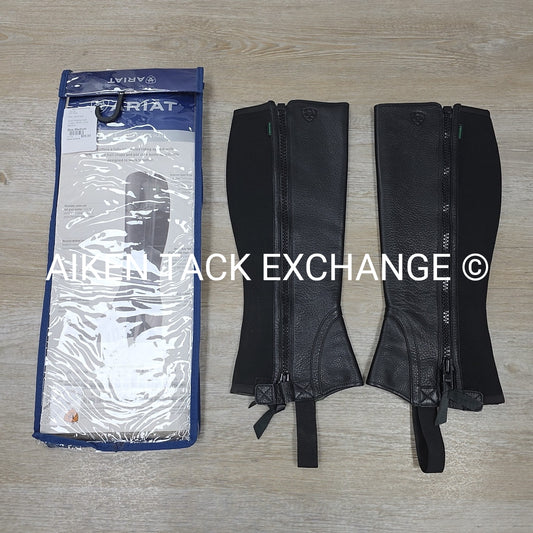 Ariat Breeze Half Chaps, Black, Size Medium