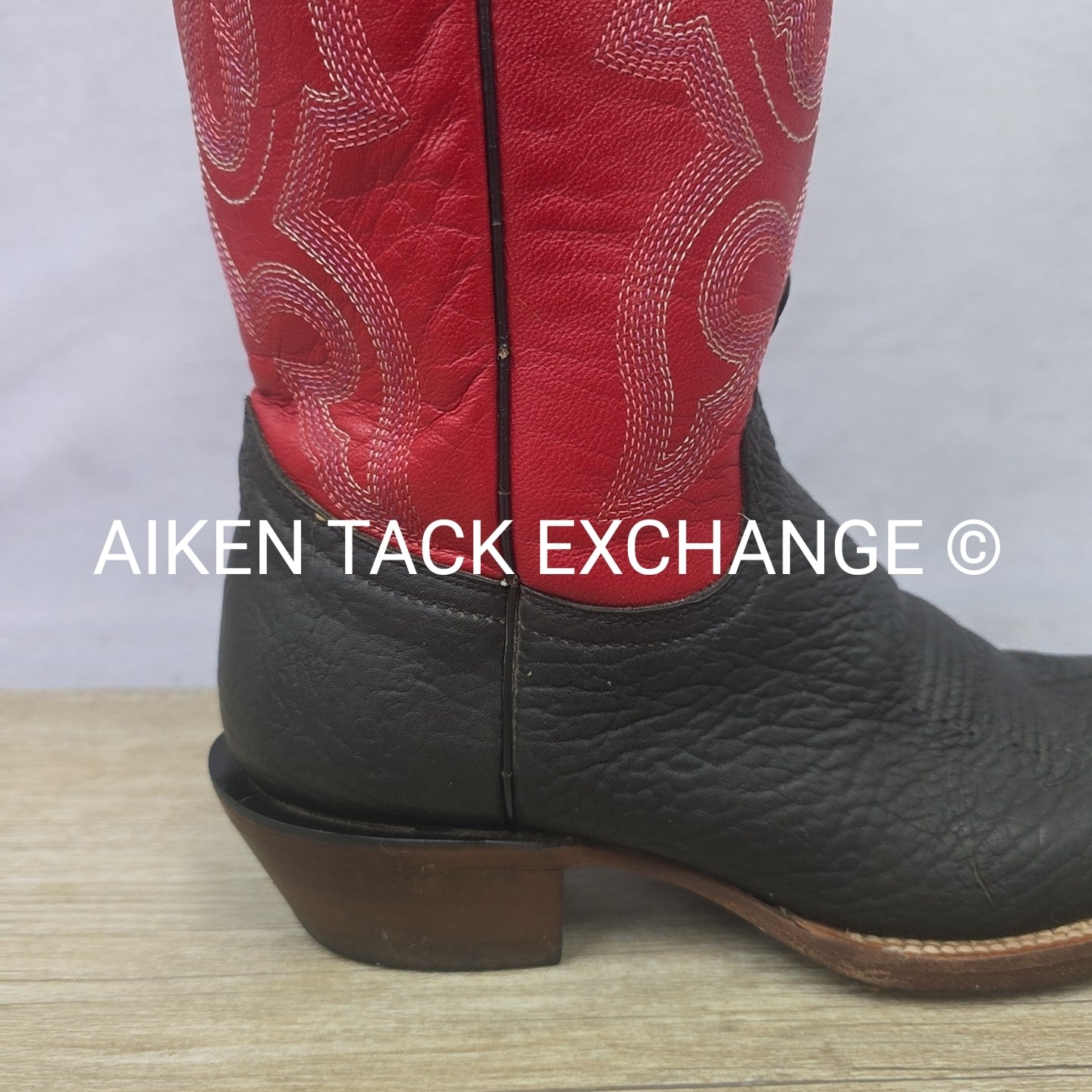 Tuff Hedemen Resistol Western Boots, Size 6.5B