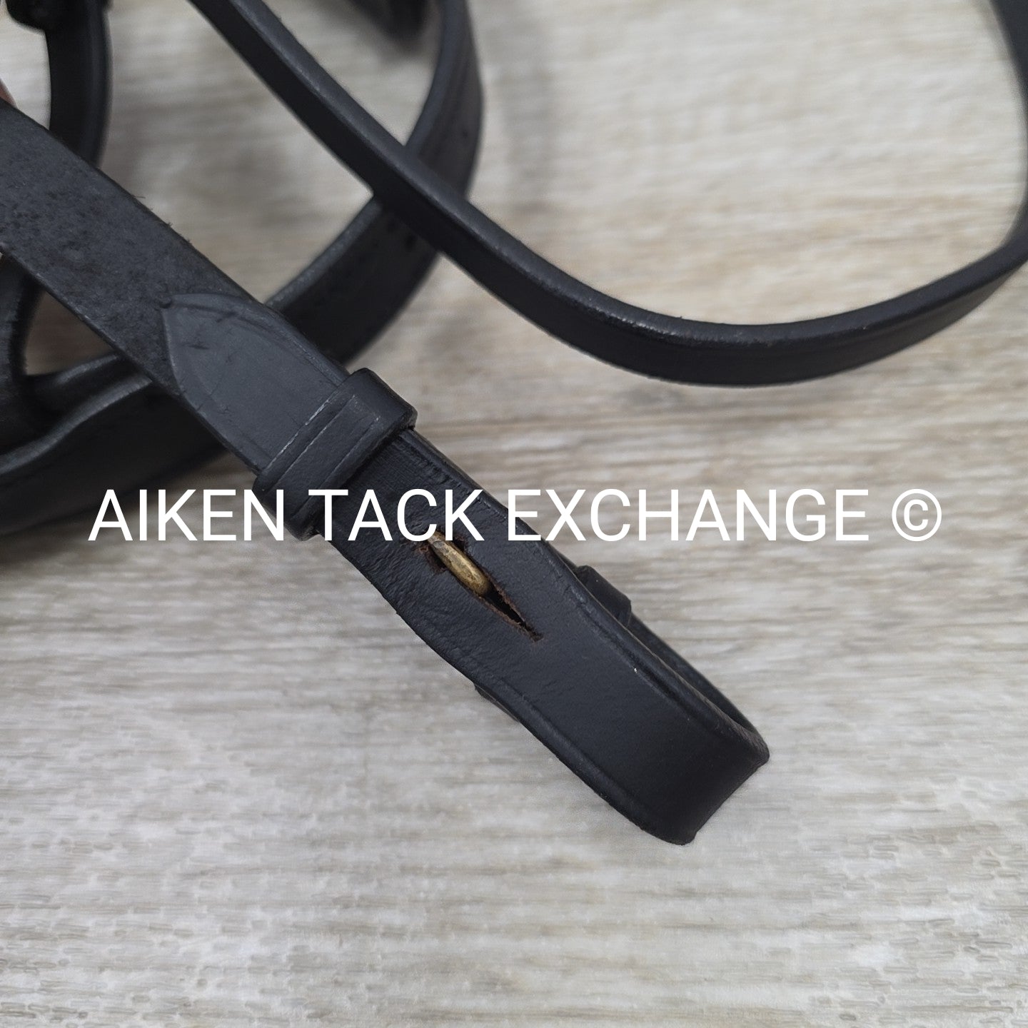 Kavalkade Weymouth Double Bridle with Curb Rein, Black, Size Full