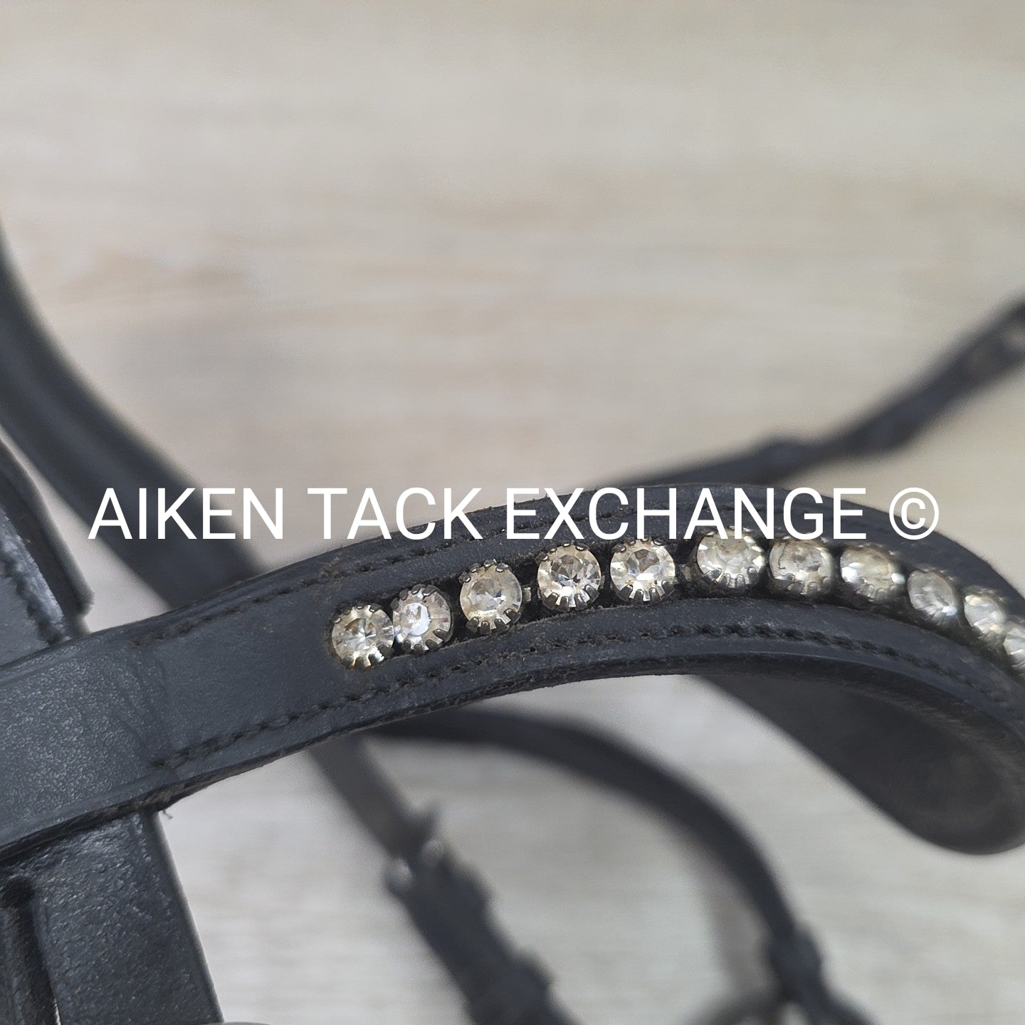 SmartPak Harwich Ergonomic Crystal Dressage Bridle, No Reins, Size Cob