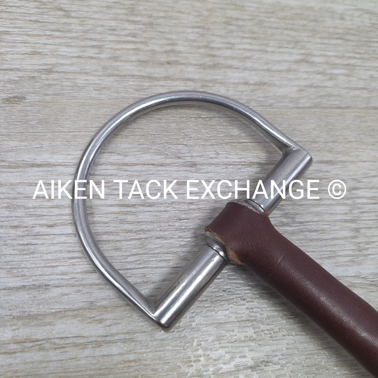 Leather Mullen Mouth D Ring Bit 5.5"