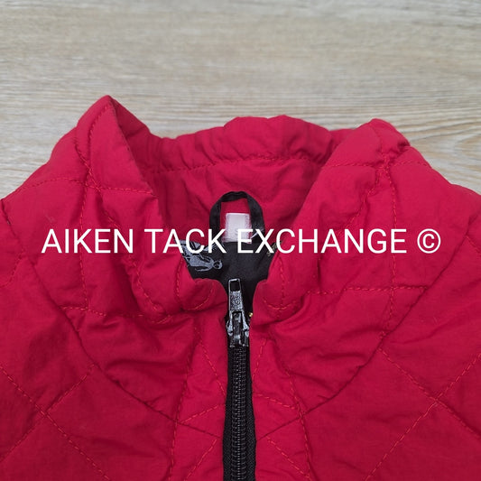 Golden Dress Quilted Vest, Size Small