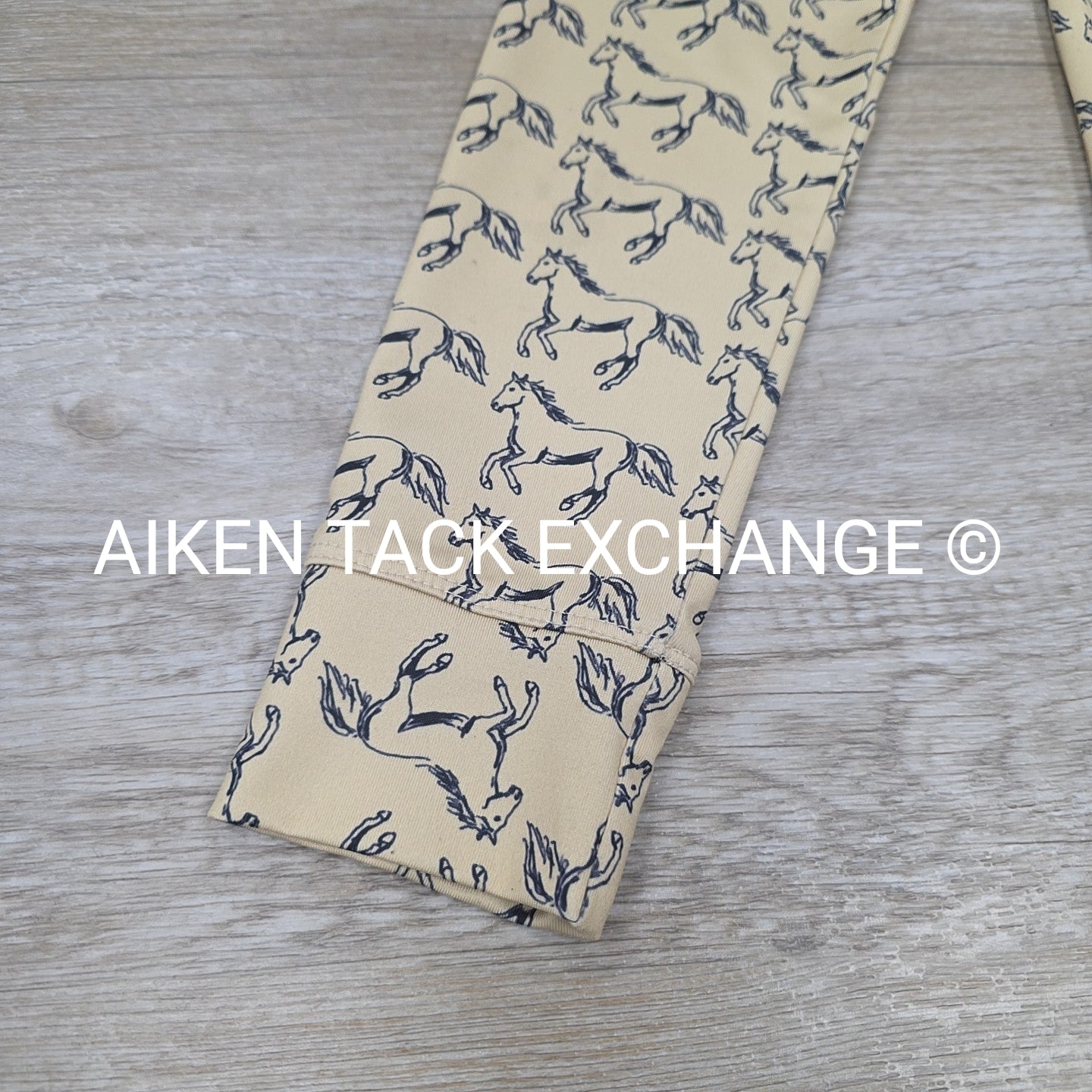 FITS Long Sleeve Winter Tech Shirt, Midnight Navy Horses, Women's Small