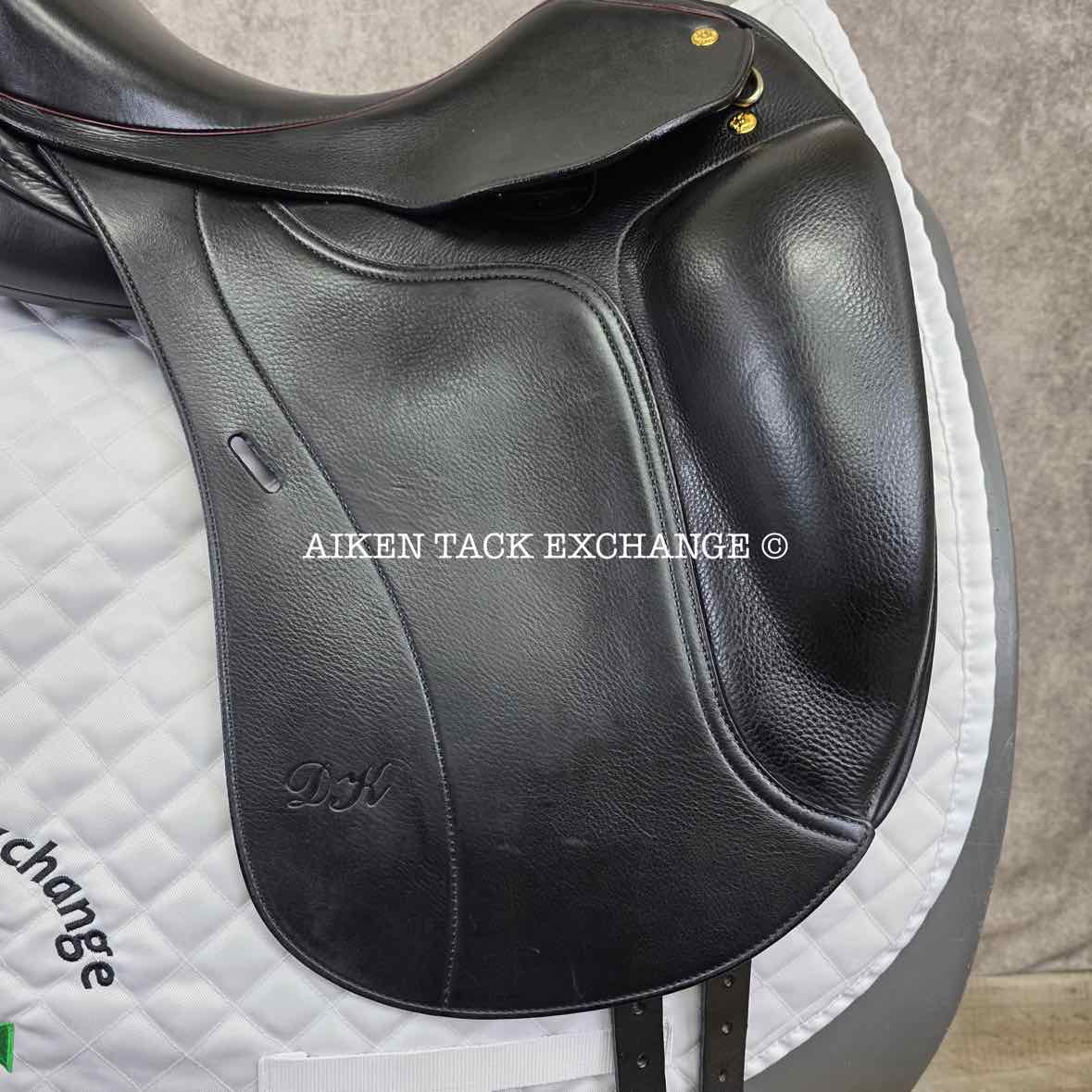 2006 DK Freedom Monoflap Dressage Saddle, 16.5" Seat, Extra Wide Tree, Wool Flocked Panels