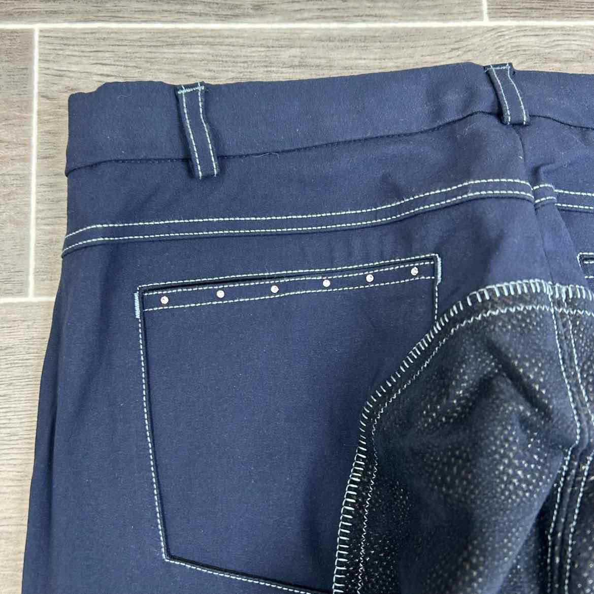 KL Select USG "Joy" Silicone Full Seat Breeches, Size 26