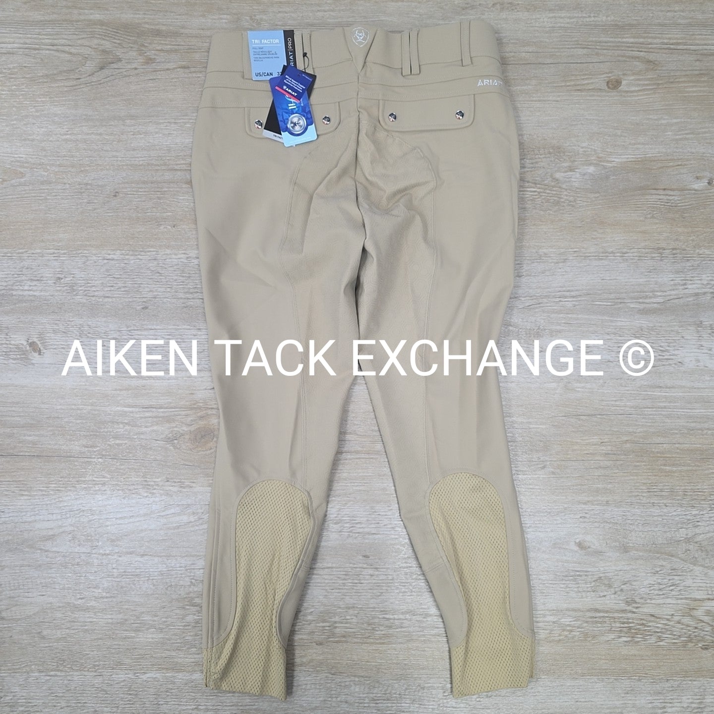 Ariat Tri Factor Silicone Grip Full Seat Breeches, Size 32 R