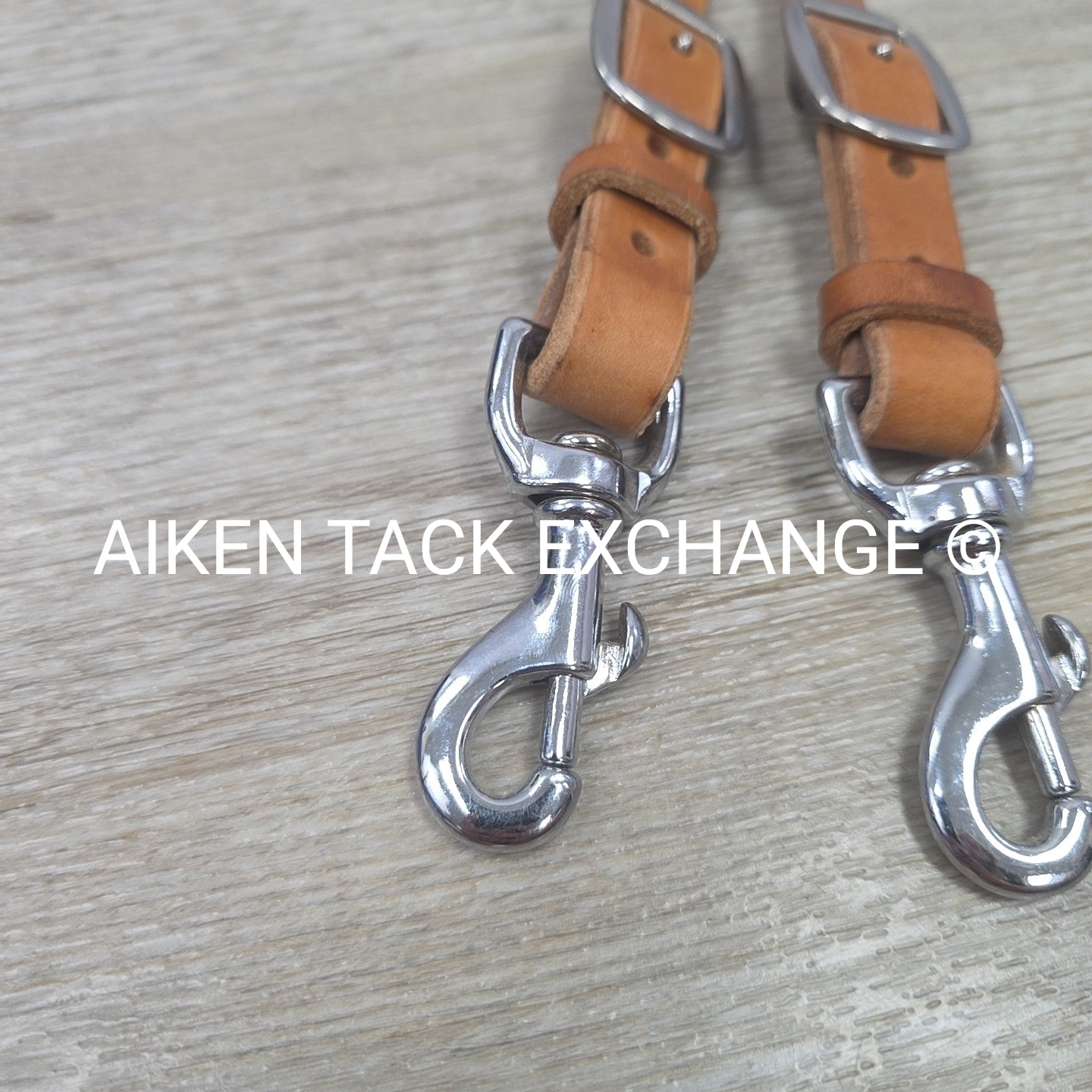 Flat Leather Reins with Snap Ends