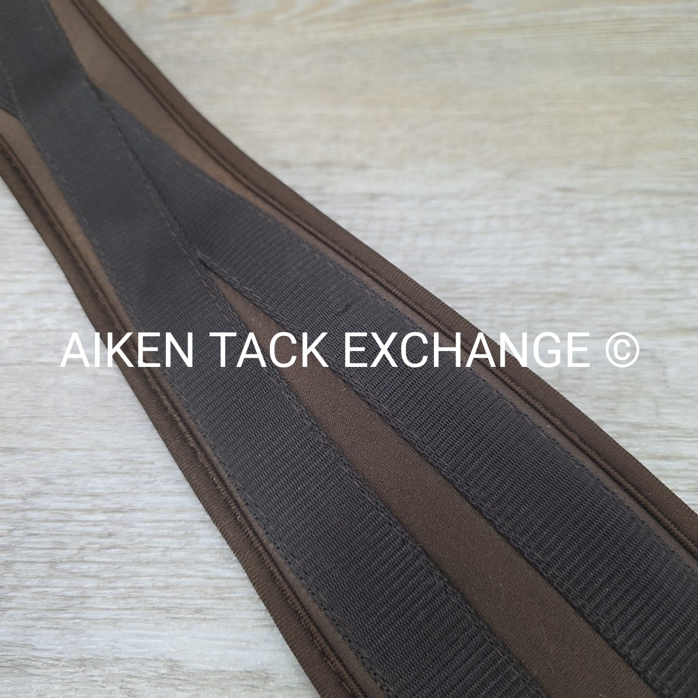 Shires Arma Memory Foam Double End Elastic Girth, Brown, 52"