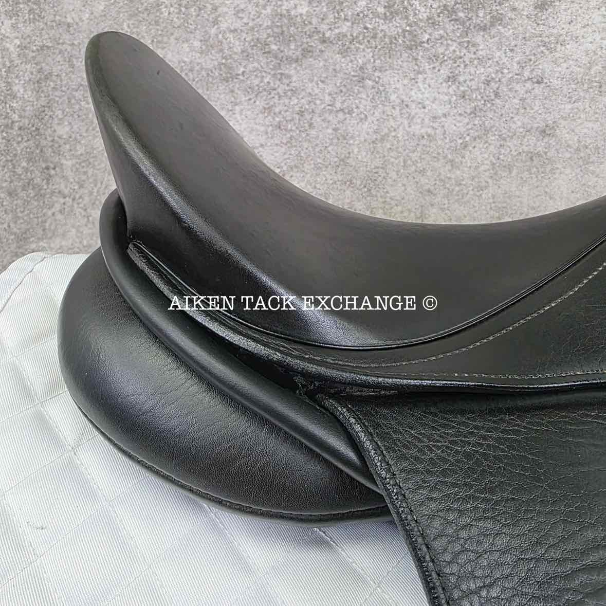 2003 Schleese JES Advanced Dressage Saddle, 17" Seat, Wide Tree, Wool Flocked Panels