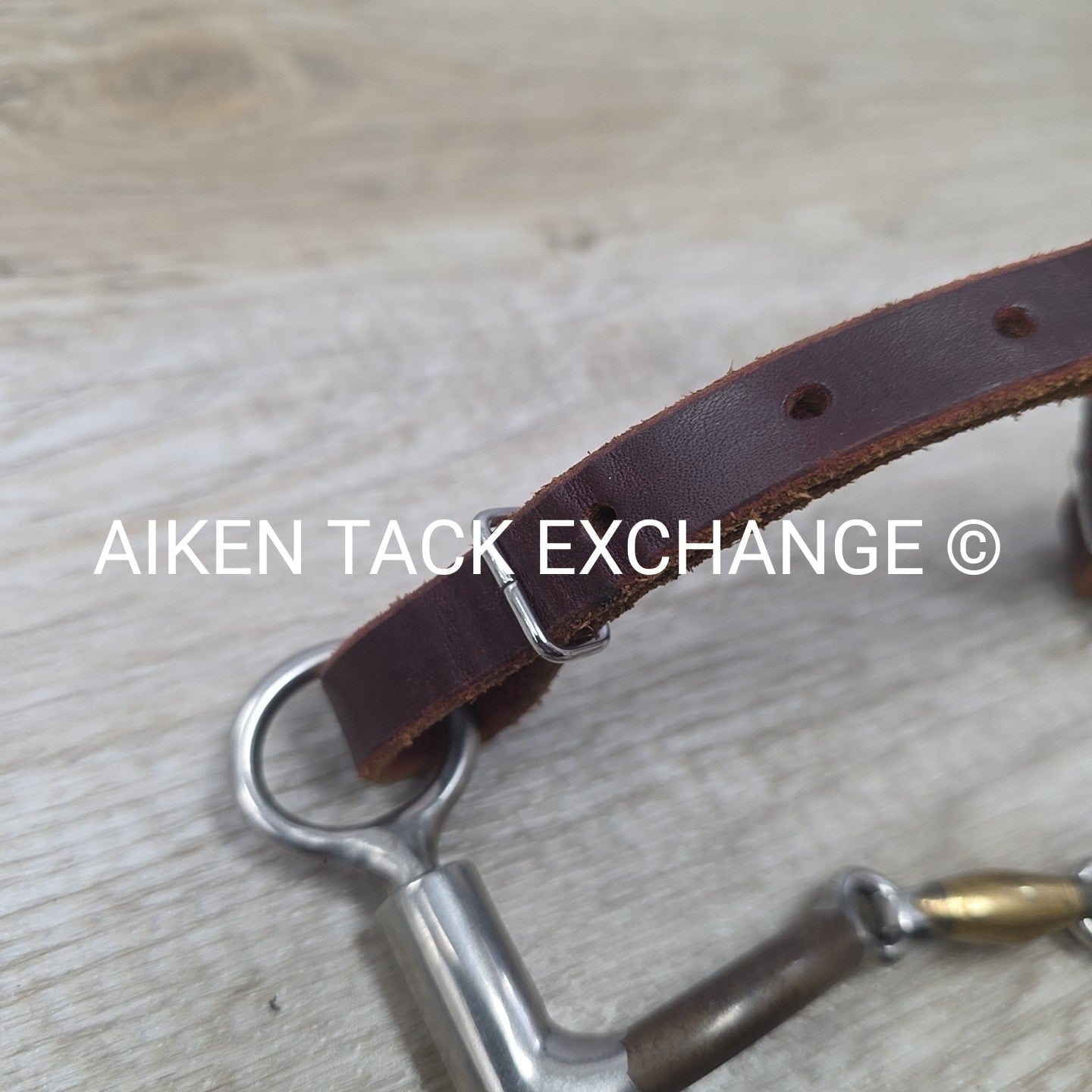 Bowman Bits Double Joint Tear Drop Curb Bit with Curb Strap 5.25"