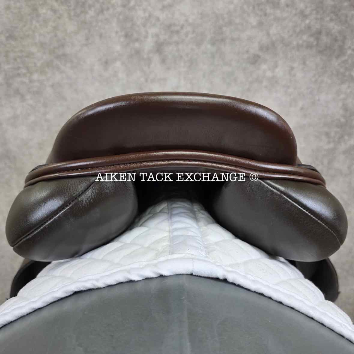 2019 Custom Saddlery Monte Carlo Jump Saddle, 17.5" Seat, Adjustable Tree, Wool Flocked Panels