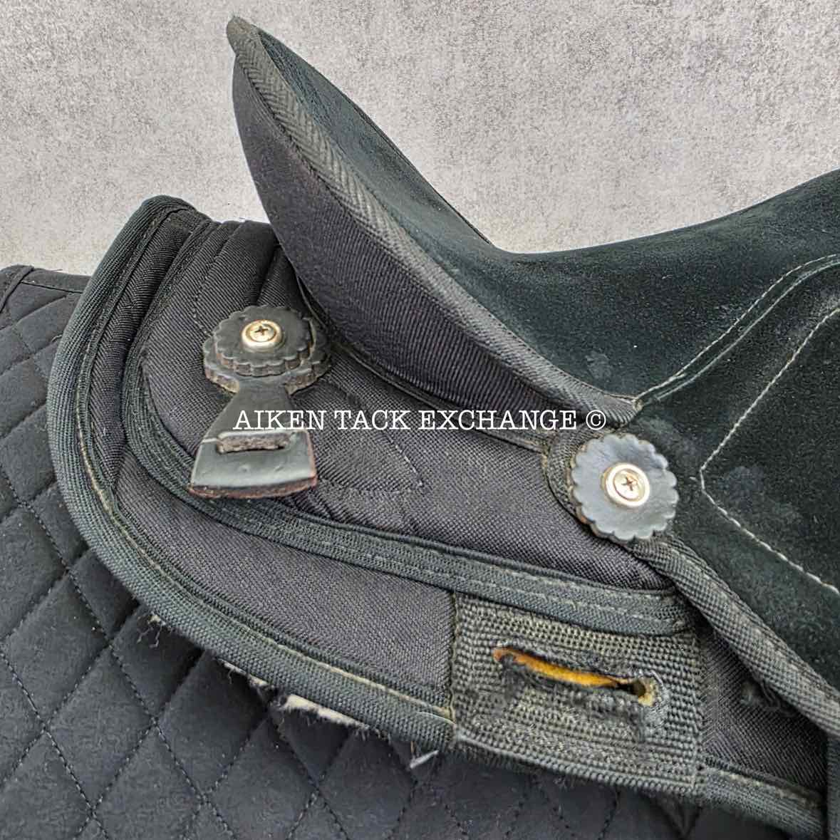 Big Horn 599 Synthetic Western Saddle, 14" Seat, Regular Tree - Semi QH Bars