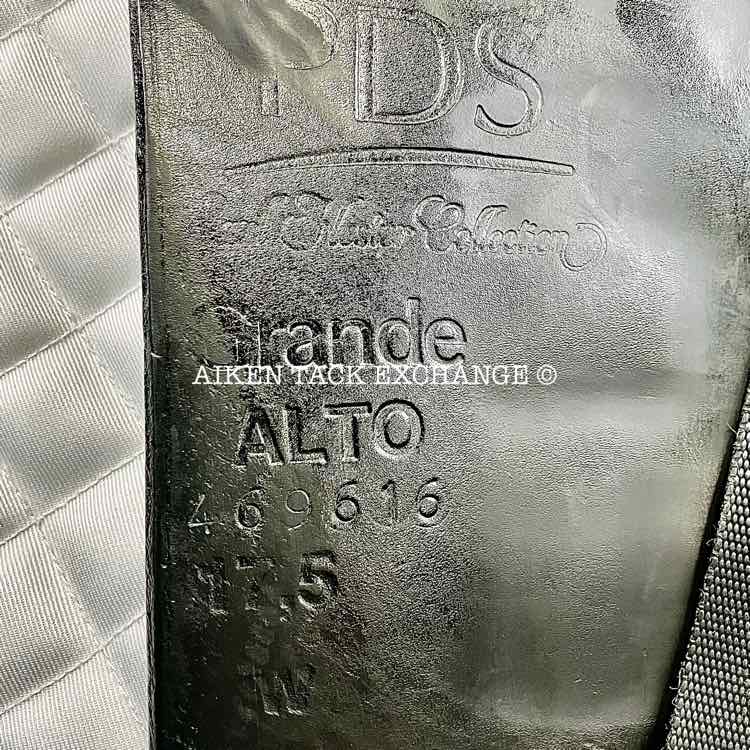2014 PDS Carl Hester Grande Alto Dressage Saddle, 17.5" Seat, Adjustable Tree - Changeable Gullet, Wool Flocked Panels