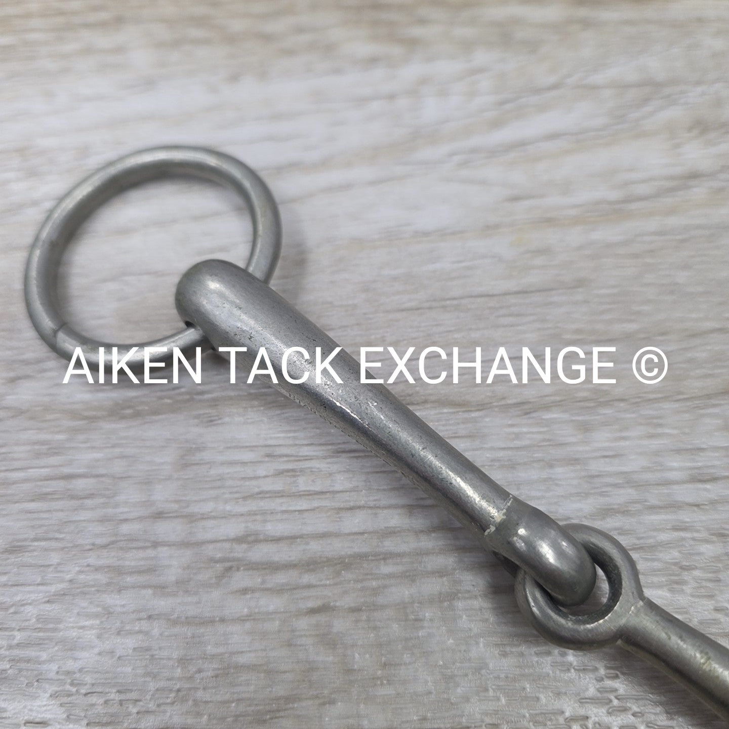 Star Steel Silver Single Joint Loose Ring Bradoon Bit 4.75"