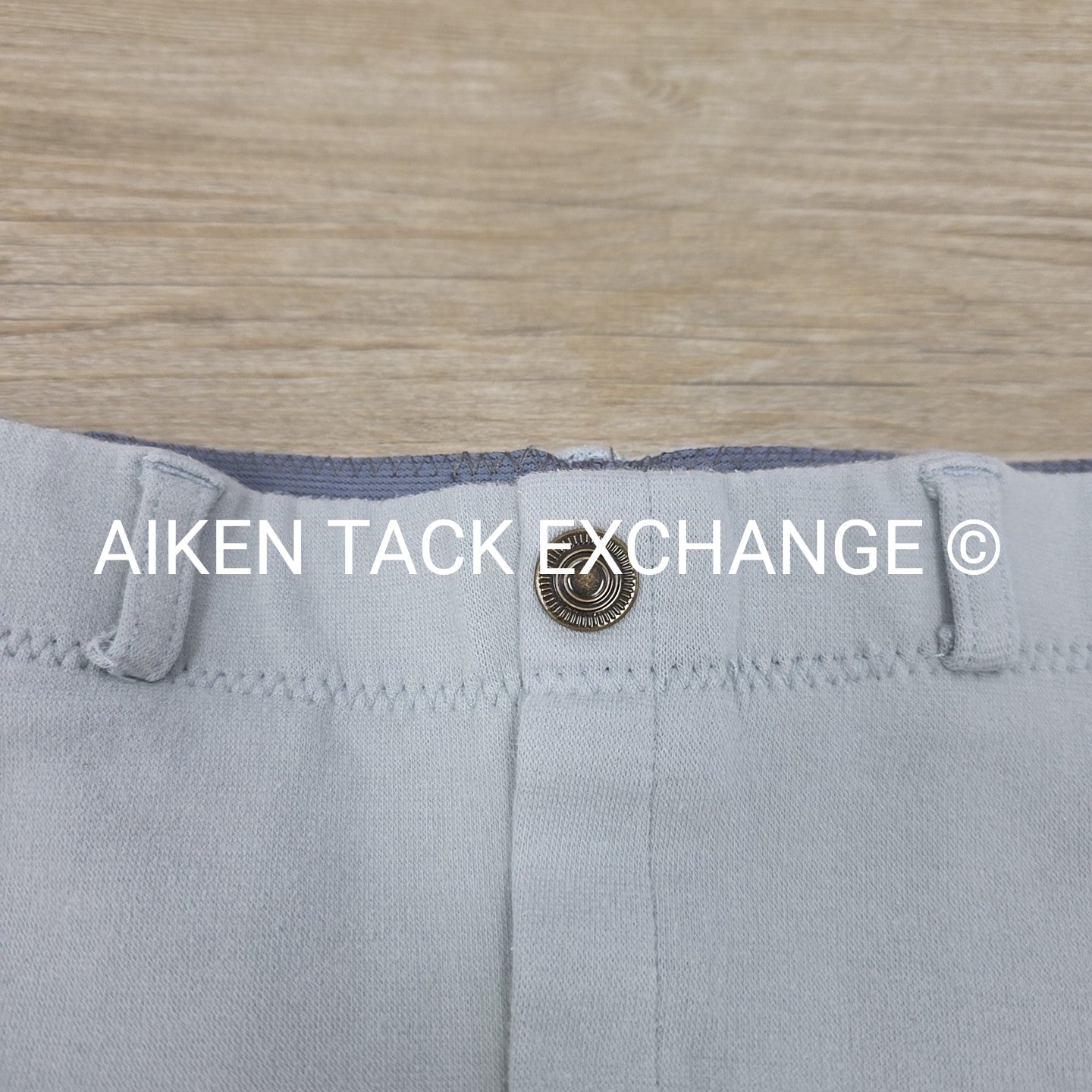 TuffRider Cotton Embossed Knee Patch Pull On Jods, Size 8