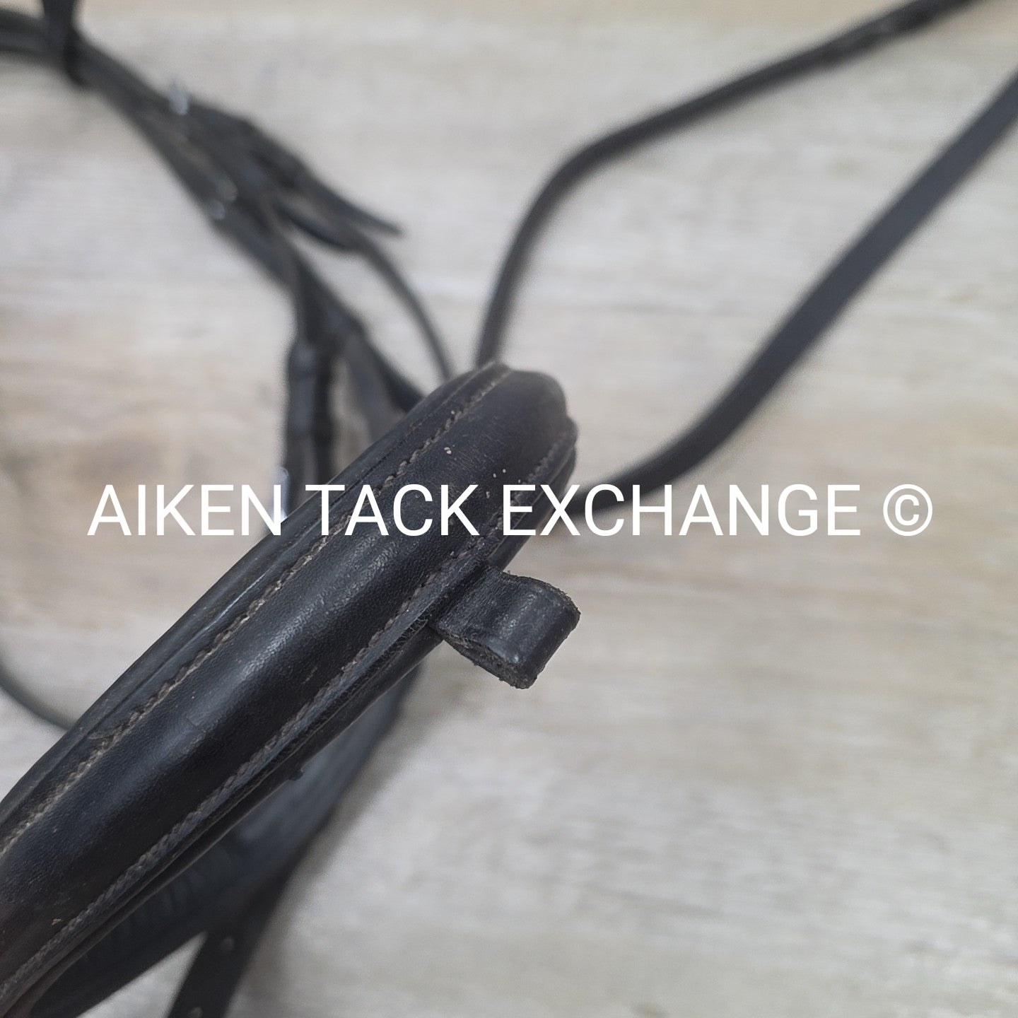 BARGAIN BUNDLE: Dressage Bridle (Missing Flash) with Laced Reins & Flat Leather