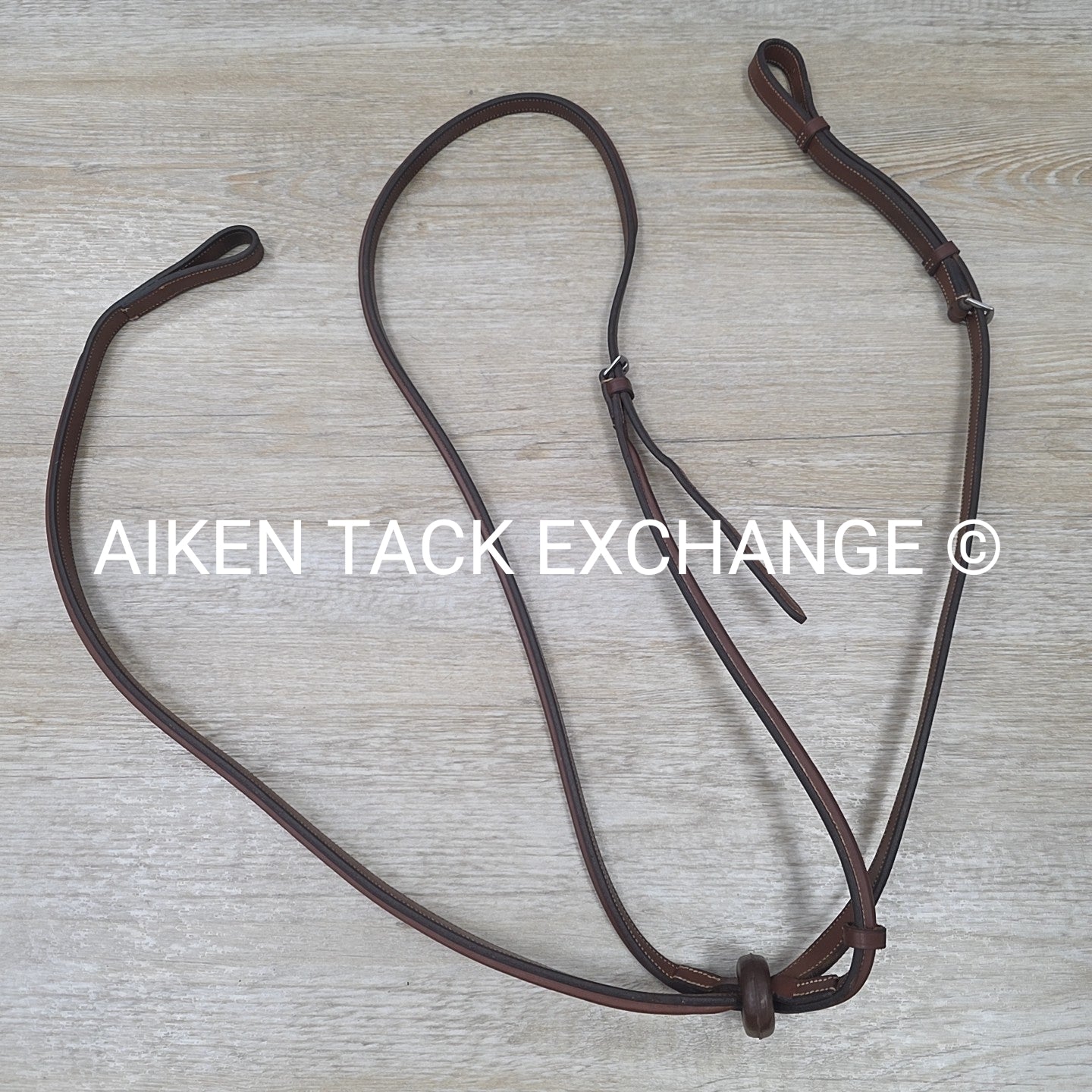 Crosby Square Raised Standing Martingale, Brown, Size Full