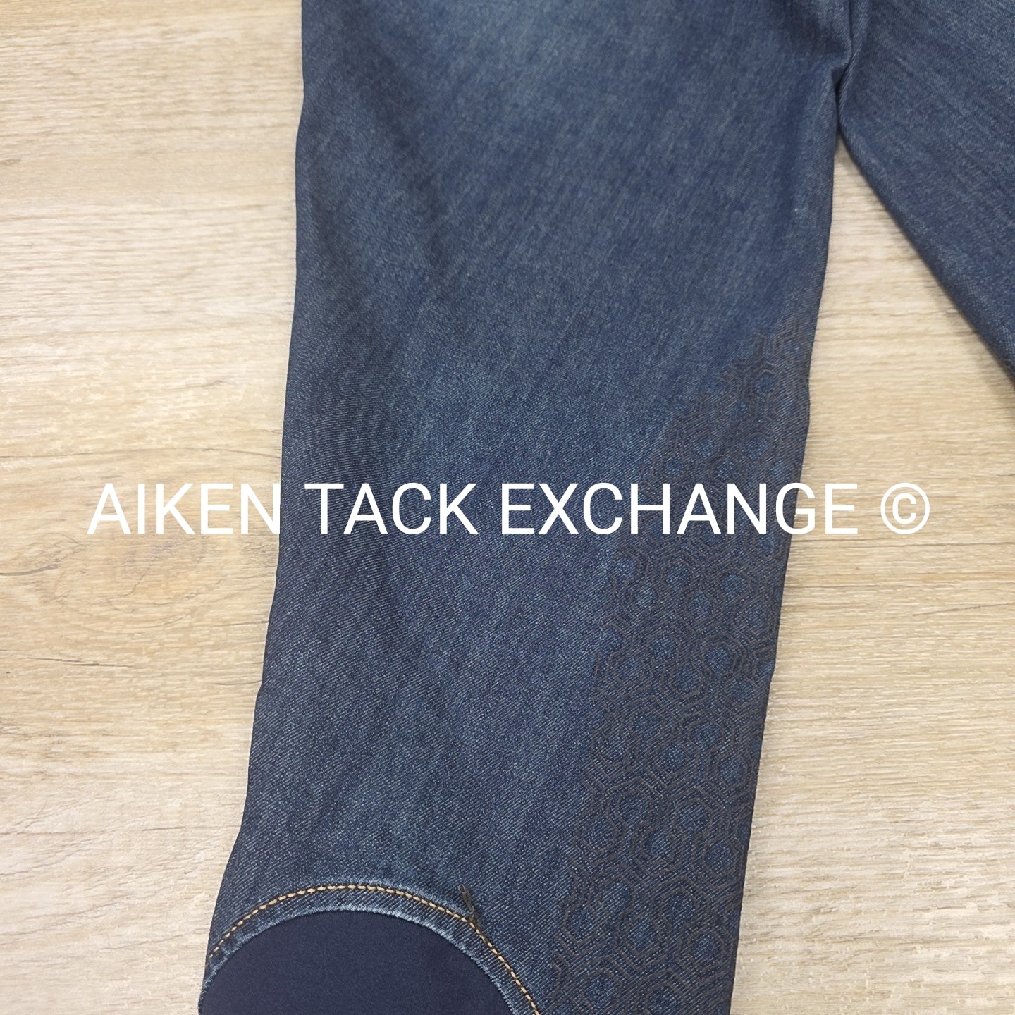 Ariat Halo Denim Knee Patch Breeches, Women's 28R