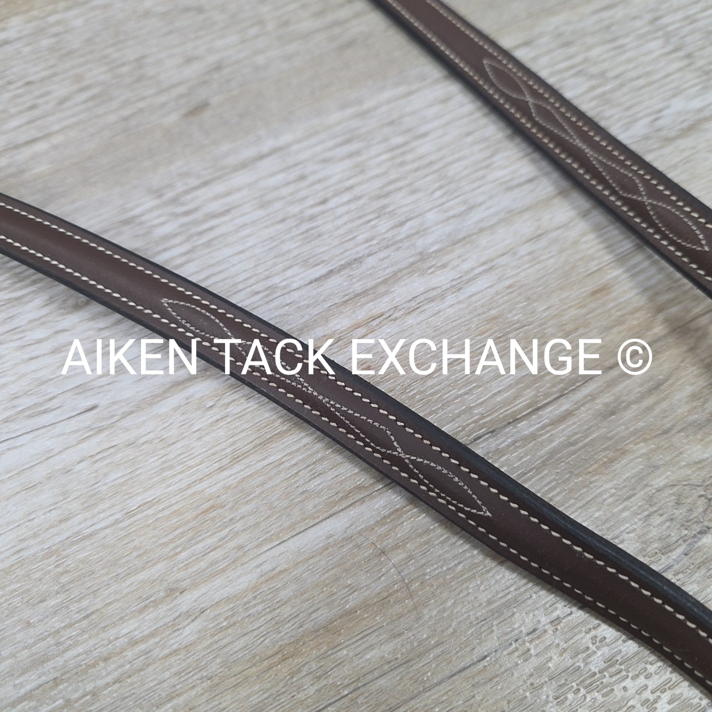 Fancy Stitched Breastplate, Brown, Size Full