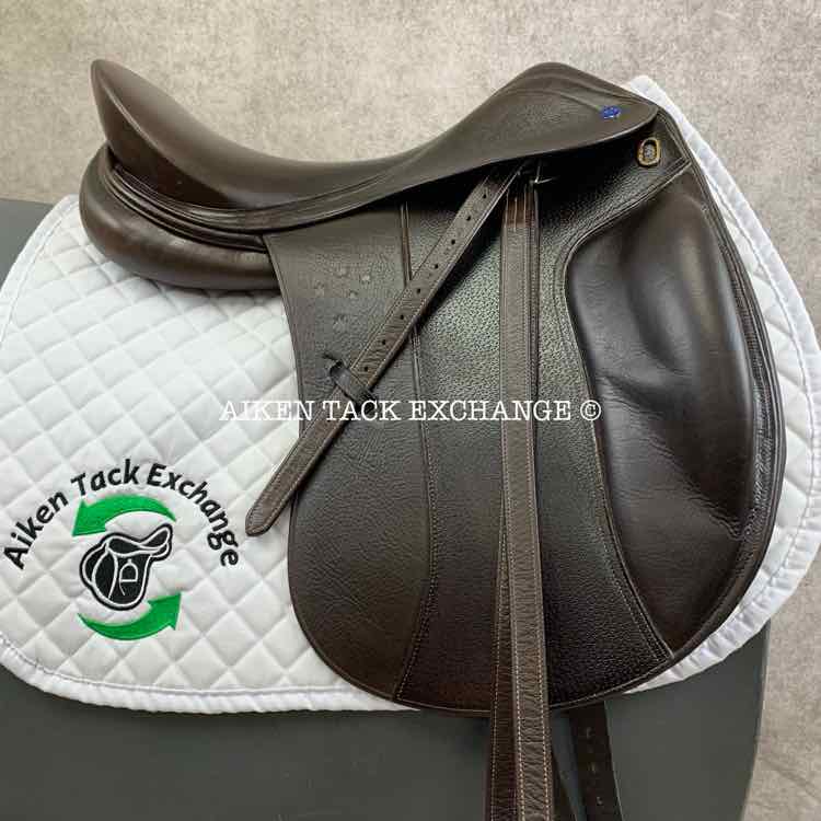 2012 Southern Stars Monoflap Dressage Saddle, 18" Seat, Wide Tree, Wool Flocked Panels