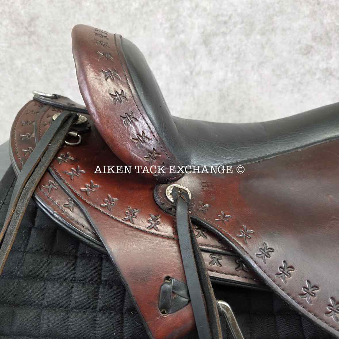 2013 Circle Y 1581 Alabama Trail Gaiter Western Saddle, 17" Seat, Wide Tree - Full QH Bars