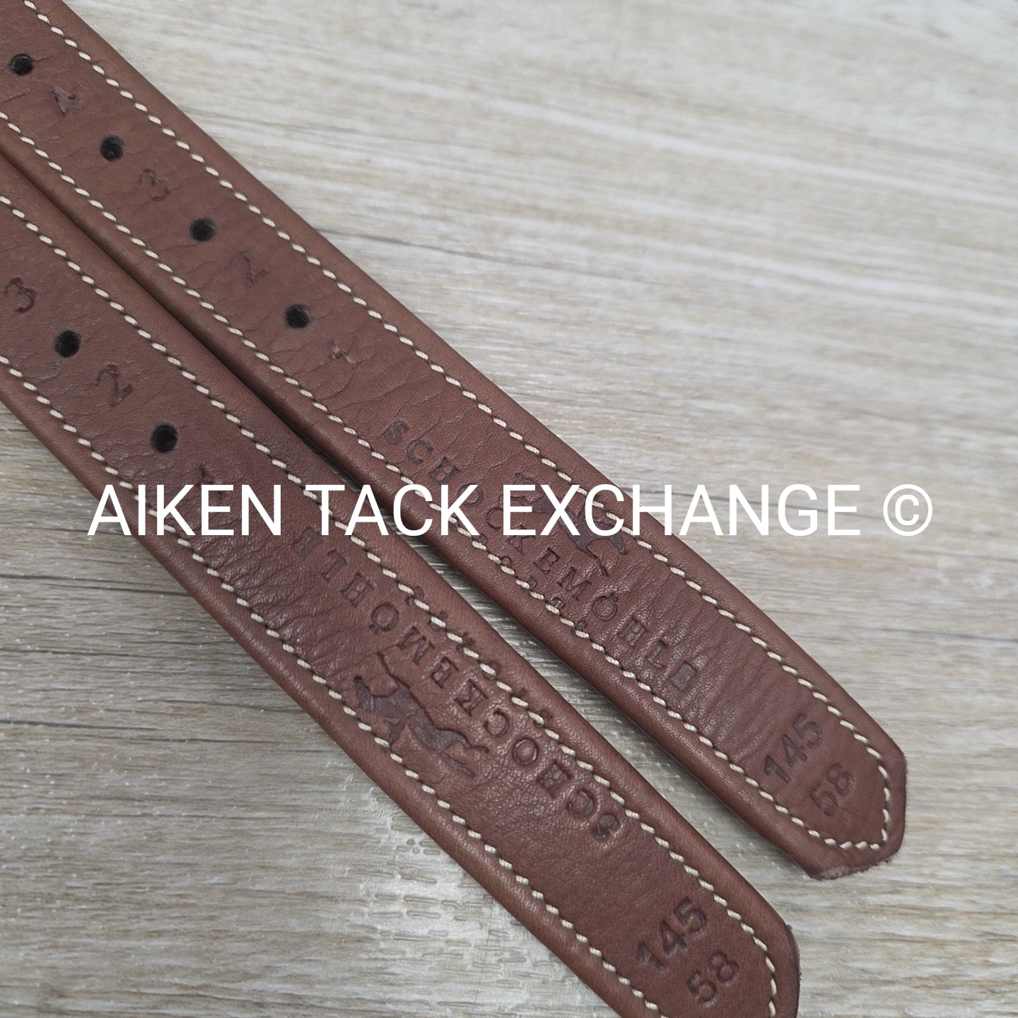 Schockemohle Chantilly Stirrup Leathers, Brown, 58"