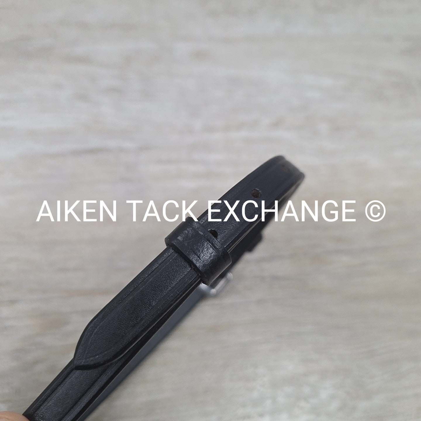 Leather Flash Strap, Black