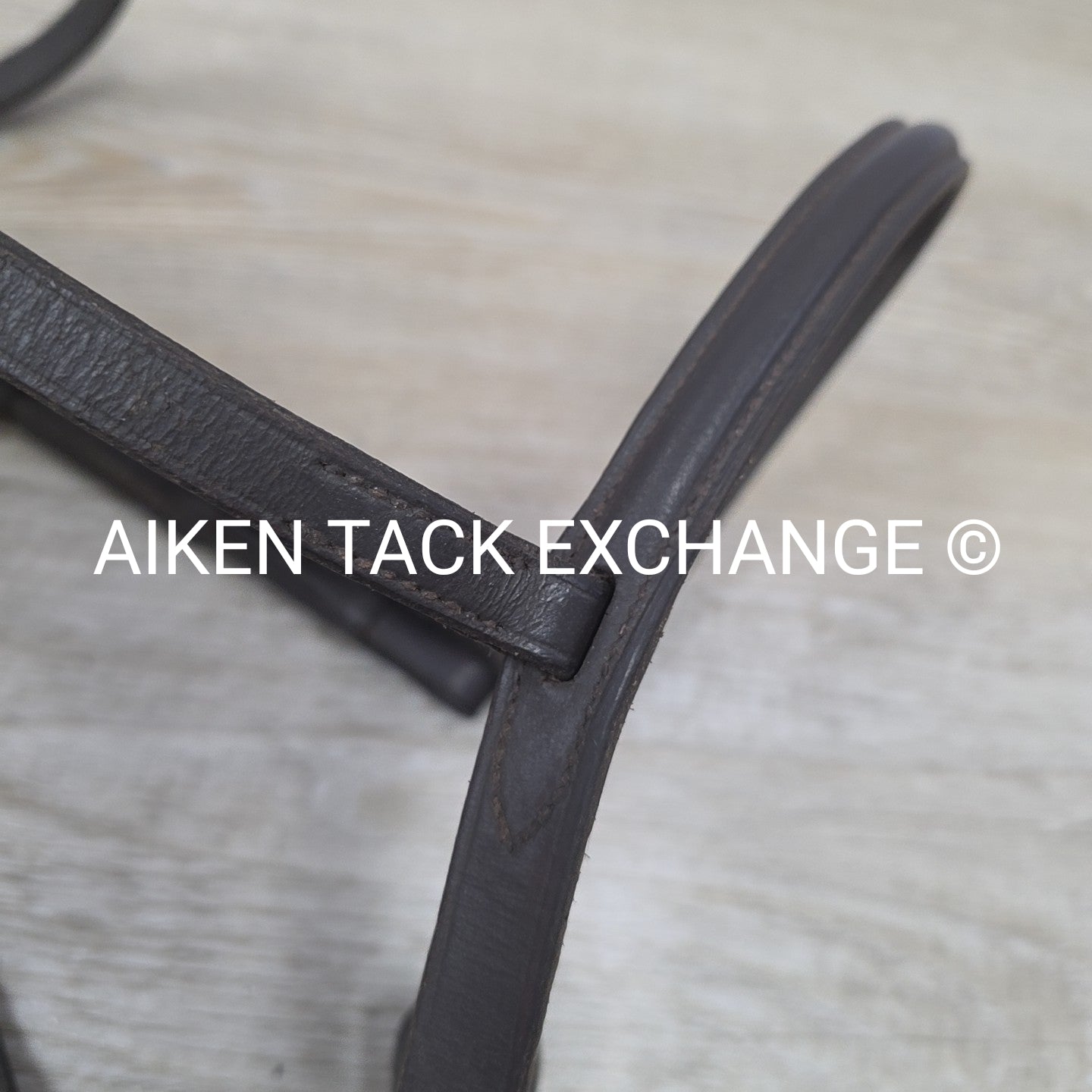 Plain Raised Bridle, No Reins, Brown, Size Cob