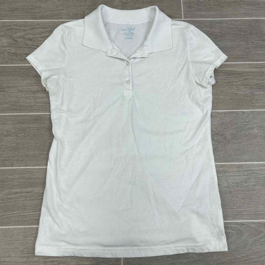 Cat & Jack Short Sleeve Polo Top, Size Large