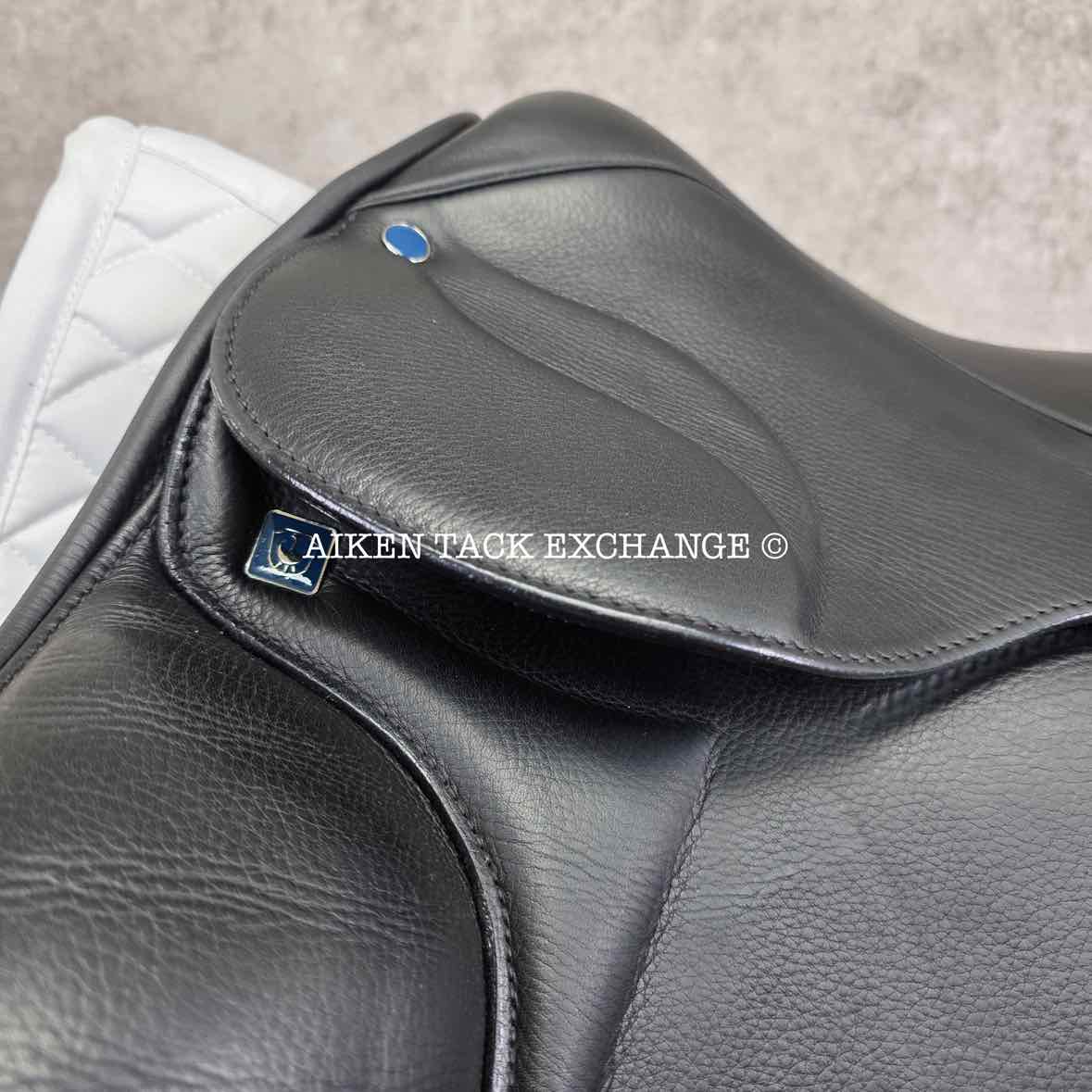 2022 Stubben Aramis II GP Dressage Saddle, 17.5" Seat, 28cm Tree - Medium, Wool Flocked Panels