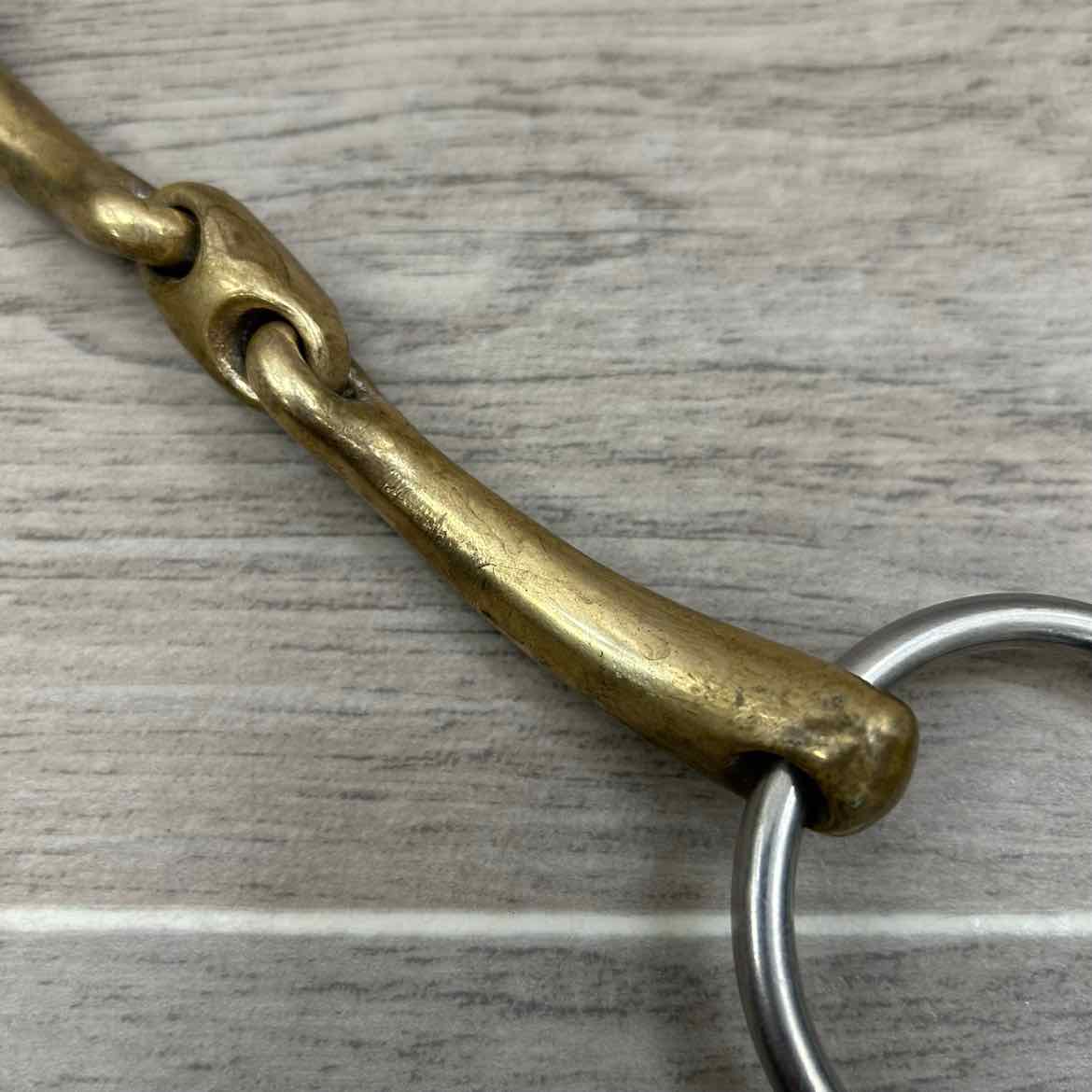 Herm Sprenger Dynamic RS KK Ultra Aurigan Double Joint Loose Ring Bradoon Bit 6"