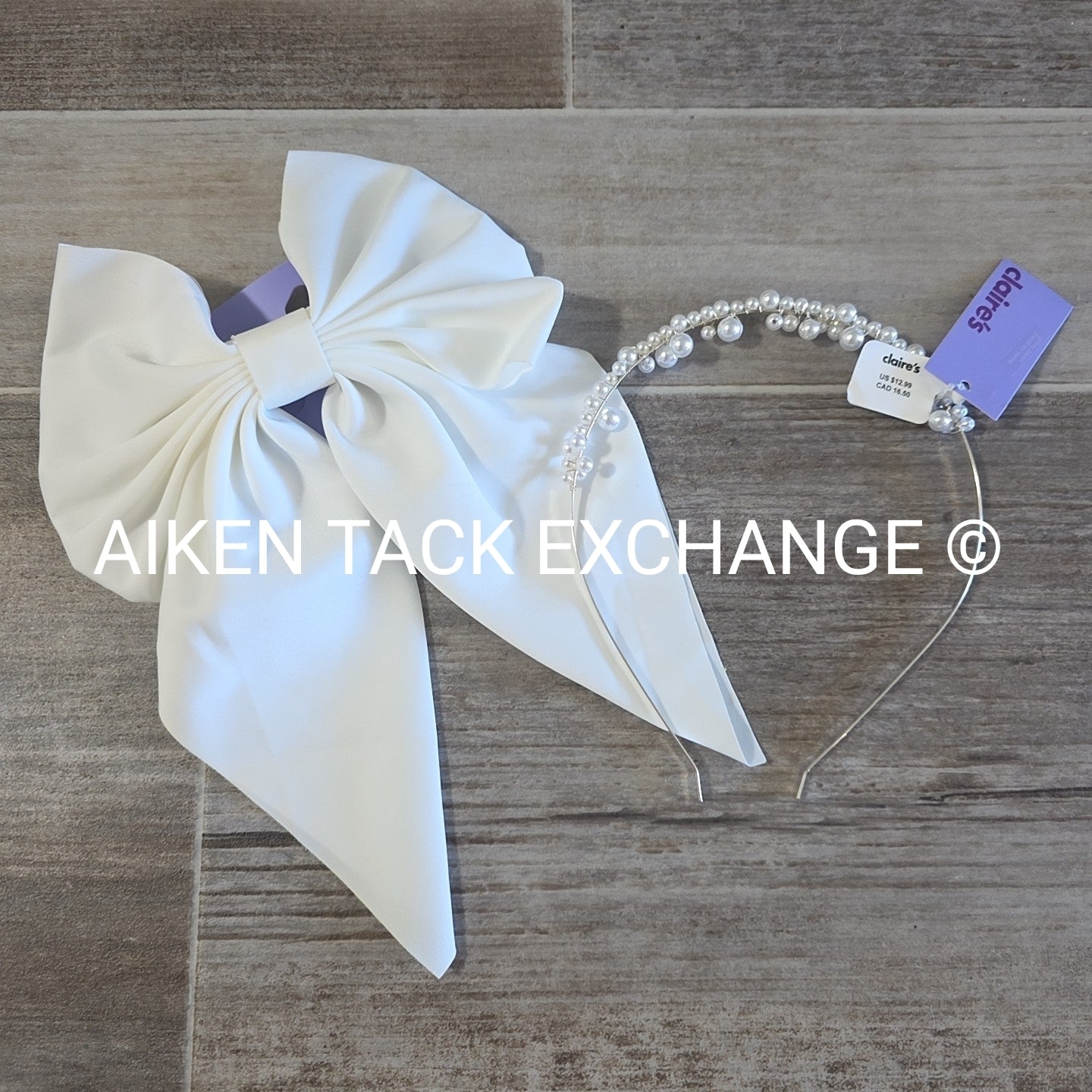 Claire's Hair Bundle - 1 Headband, 1 Hair Clip