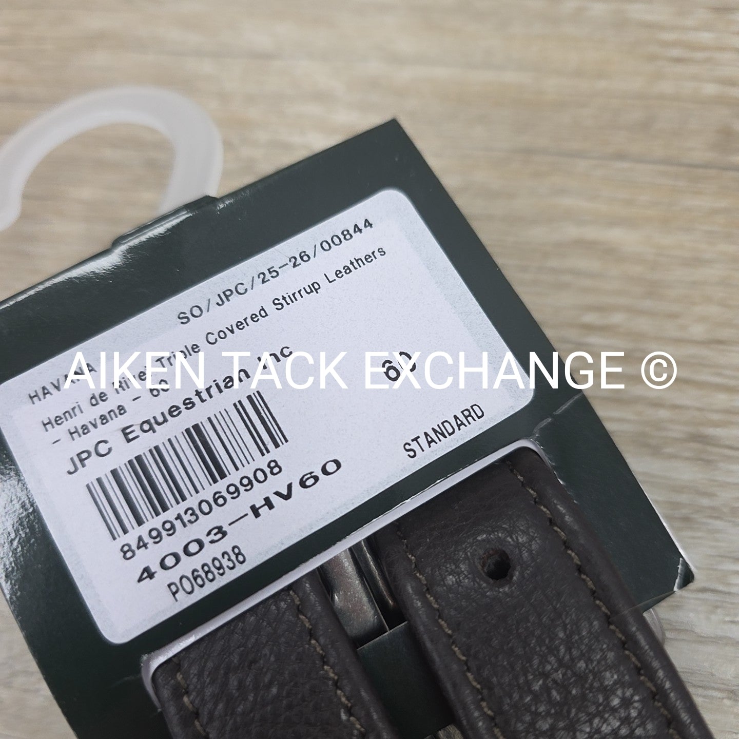 HDR Triple Covered Stirrup Leathers, Havana, 60"