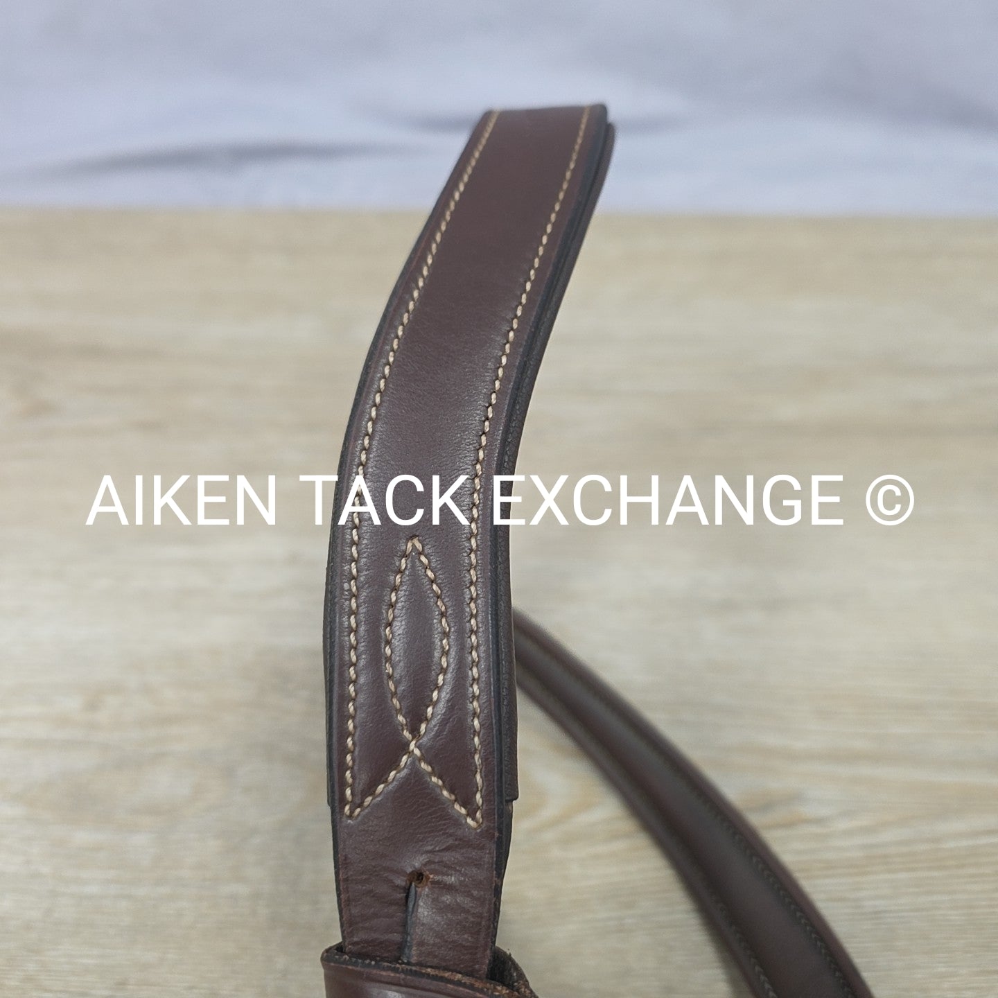 KL Select Red Barn Ocala Fancy Stitched Bridle, No Reins, Size Cob