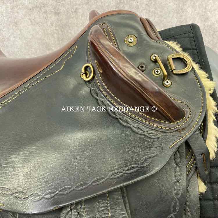 2012 Trevor James Northern Champion Drafter Australian Endurance Saddle, 16" Seat, Wide Tree - Full QH Bars