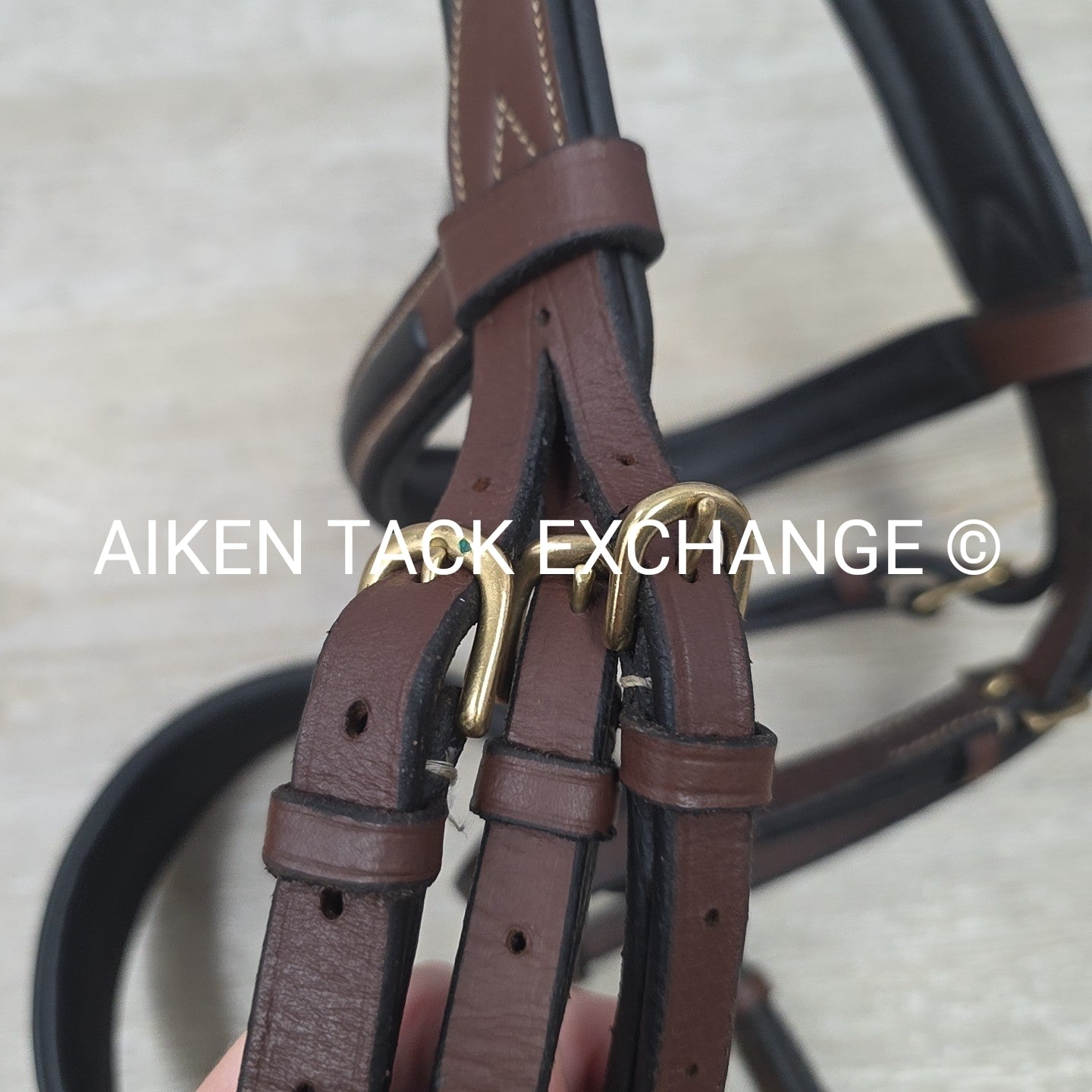 Monocrown Training Bridle, Brown, Size Cob