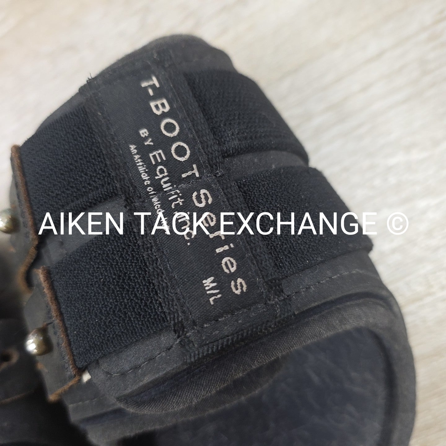 EquiFit T Boot Hind Fetlock Boots, Black, Size Medium