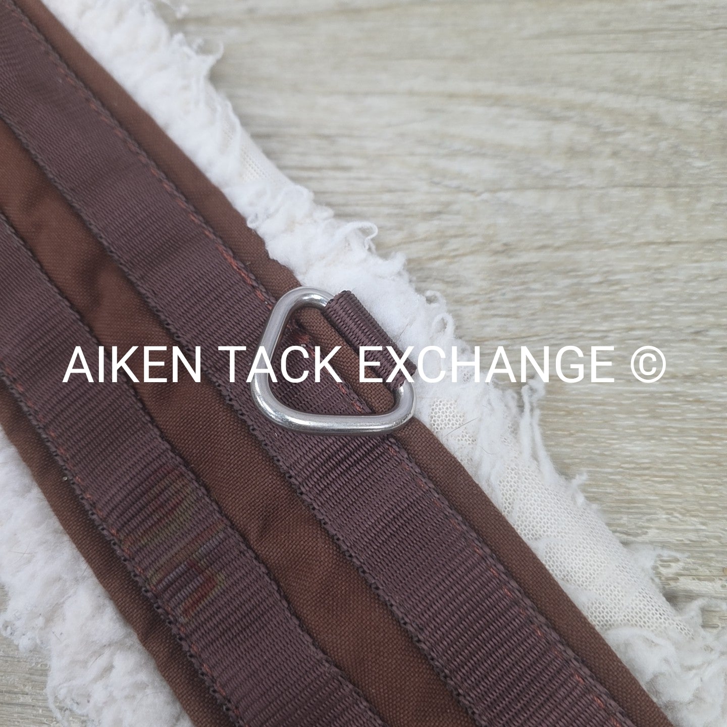 Lettia Fleece Lined CoolMax Girth with Double Elastic, Brown, 46"