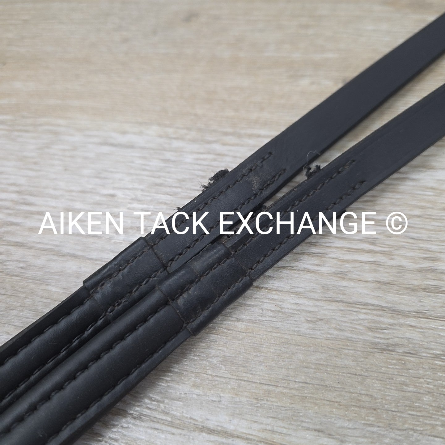 ThinLine Classic Wrapped Reins, Black, Size Full