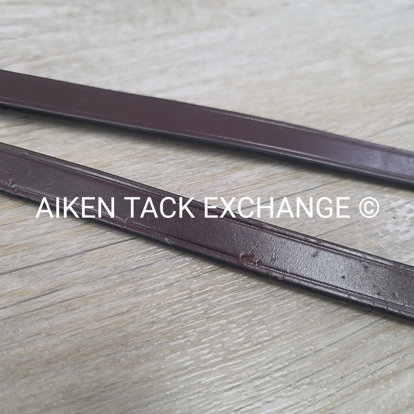 KL Select Red Barn Rubber Grip Reins, Brown, Size Full