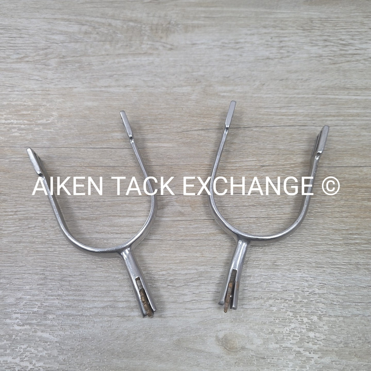 Long Neck Rowel Spurs, No Straps