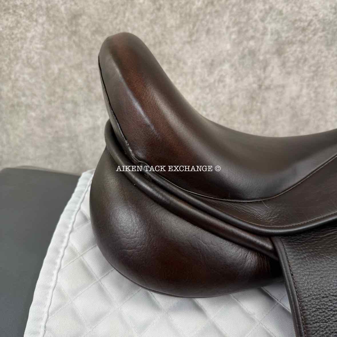 2011 Hulsebos DR CC Dressage Saddle, 17.5" Seat, Medium Wide Tree, Wool Flocked Panels