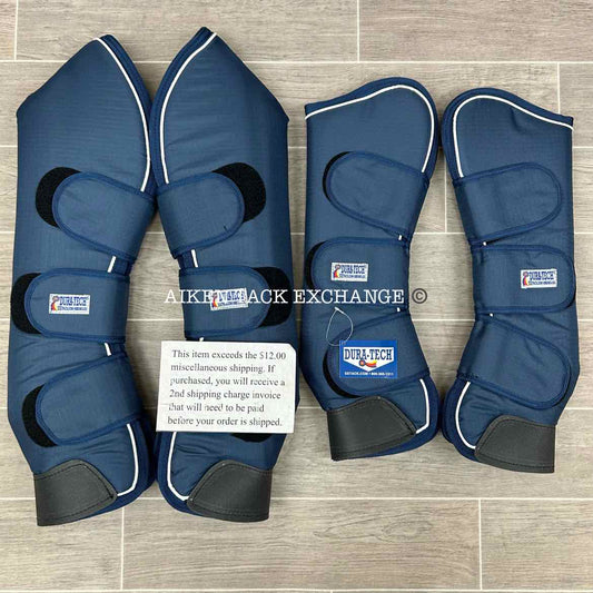 Schneiders Dura-Tech Elite Pro Shipping Boots, Navy, Size Small