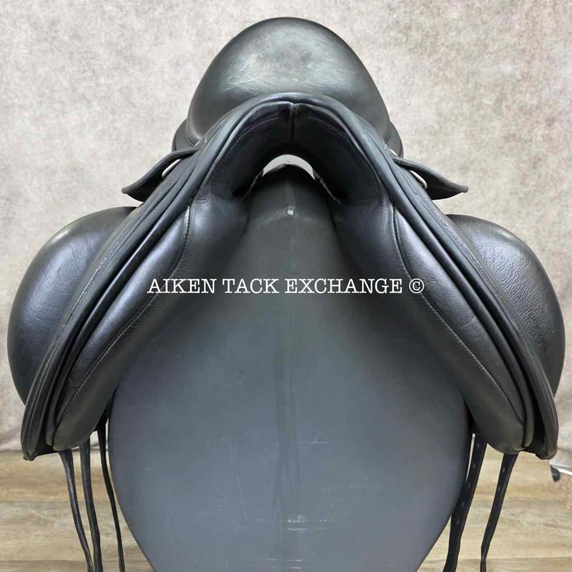 Saddle Guy by Mike Scott Monoflap Dressage Saddle, 17.5" Seat, Short Flap, MW/W Tree, Wool Flocked Panels