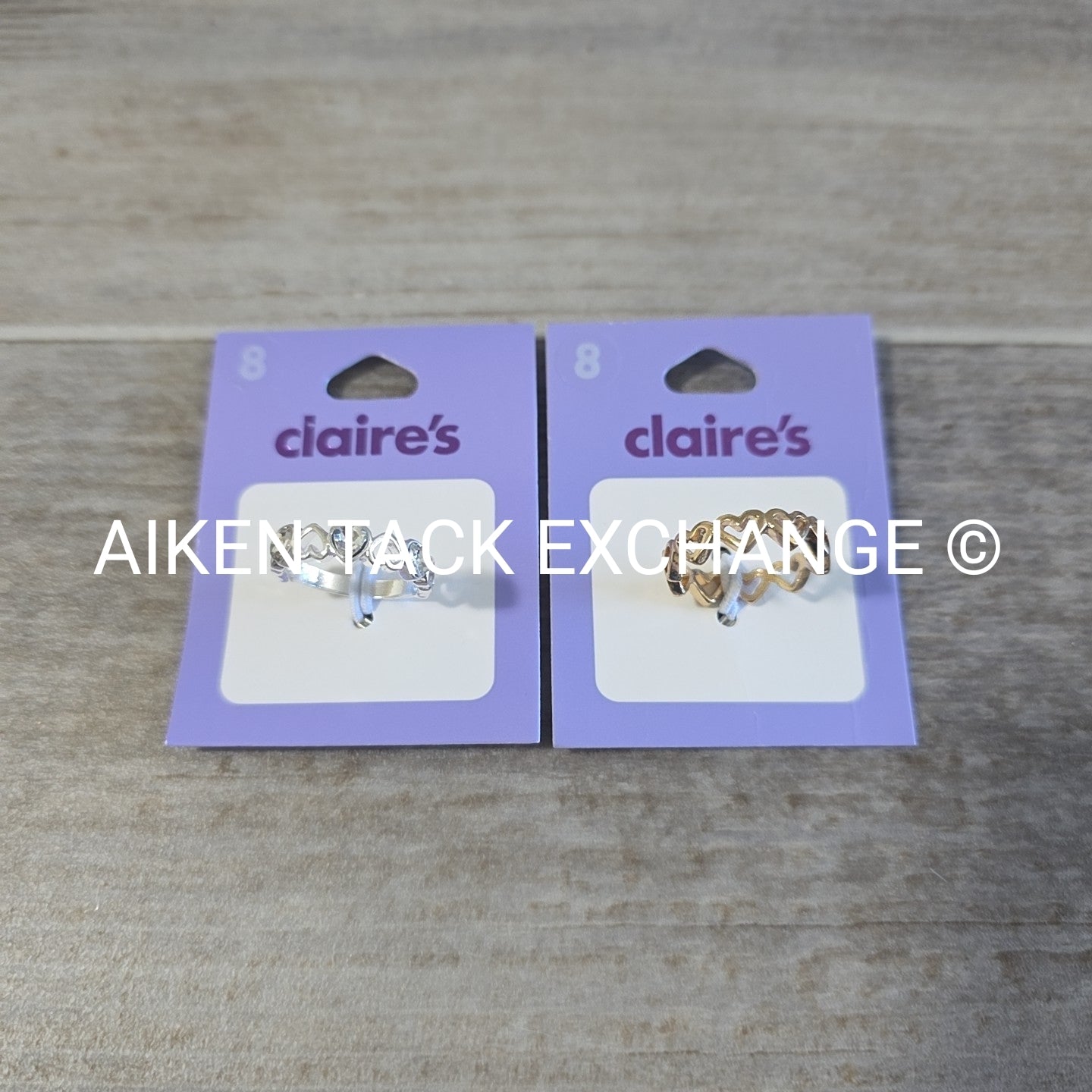 Claire's Rings (2) - Size 8