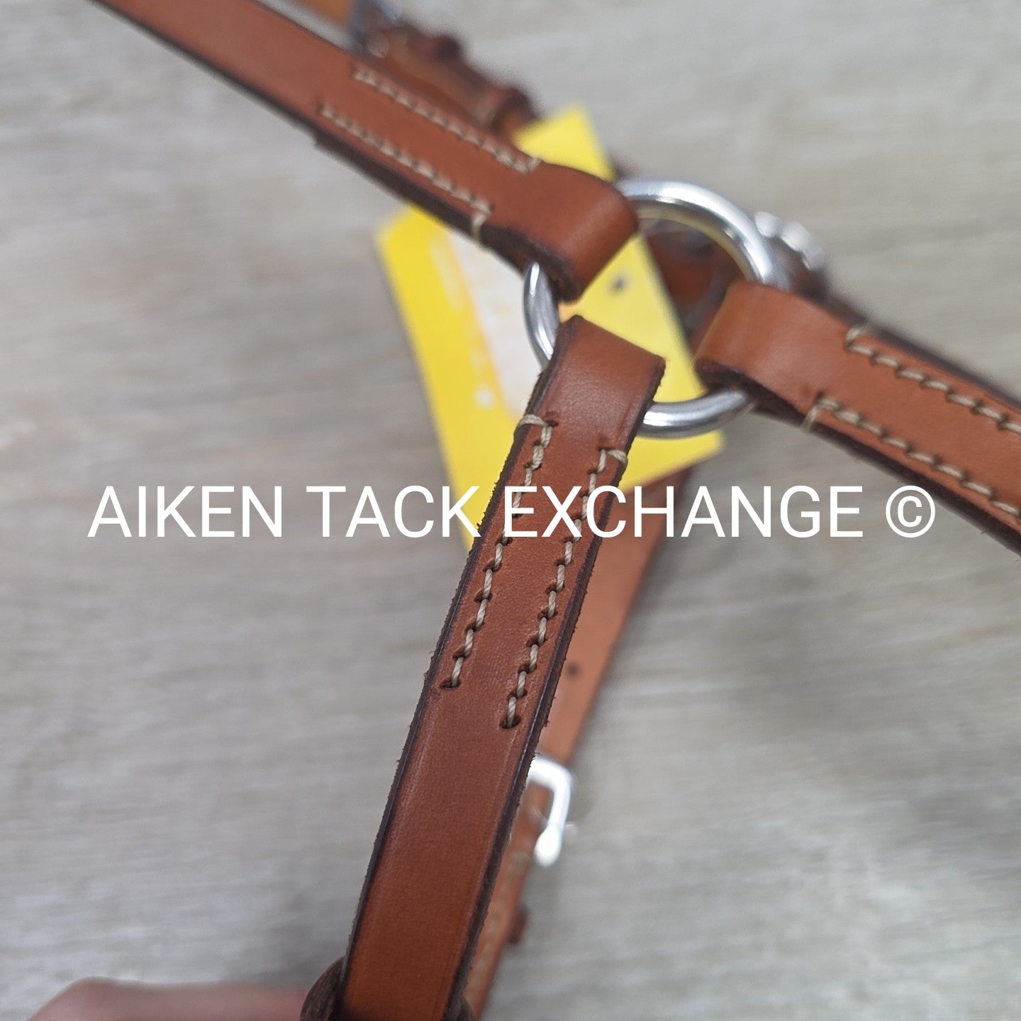 Edgewood Raised Fancy Stitched Figure 8 Noseband, Brown, Size Cob